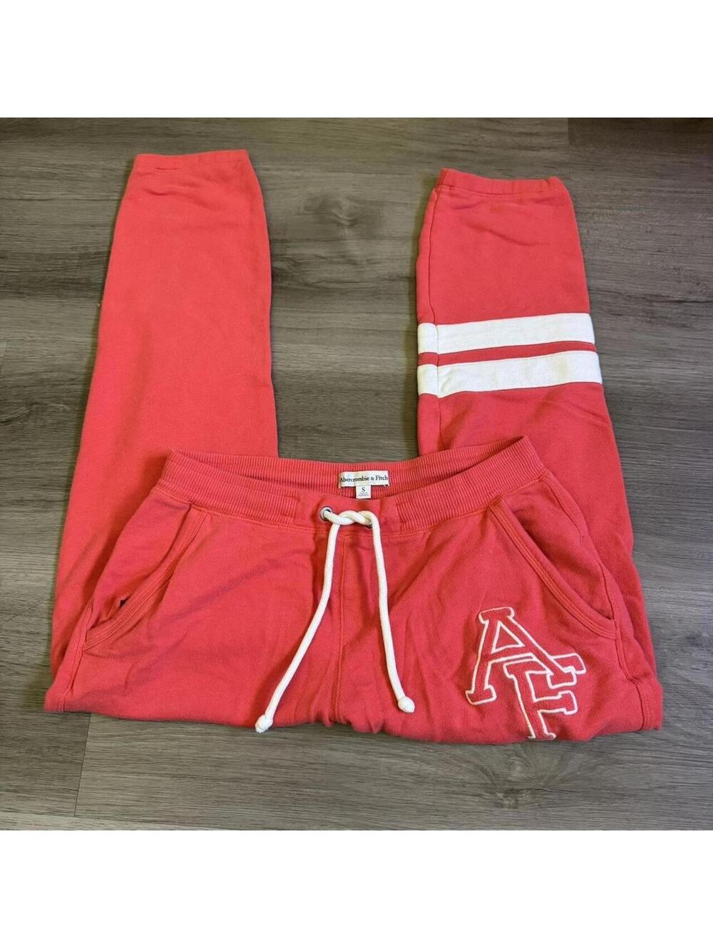 ੈ✩‧₊˚y2k abercrombie coral patch logo sweatpants